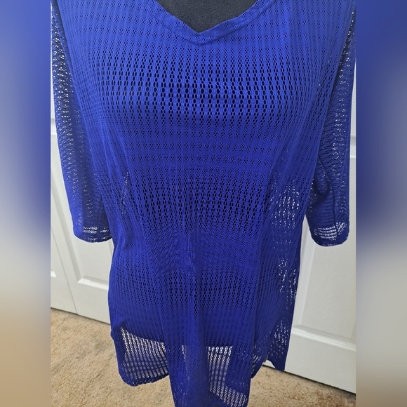 Oneill Blue Mesh Swimsuit Cover Up/Tunic   Size XS/S - Picture 3 of 12
